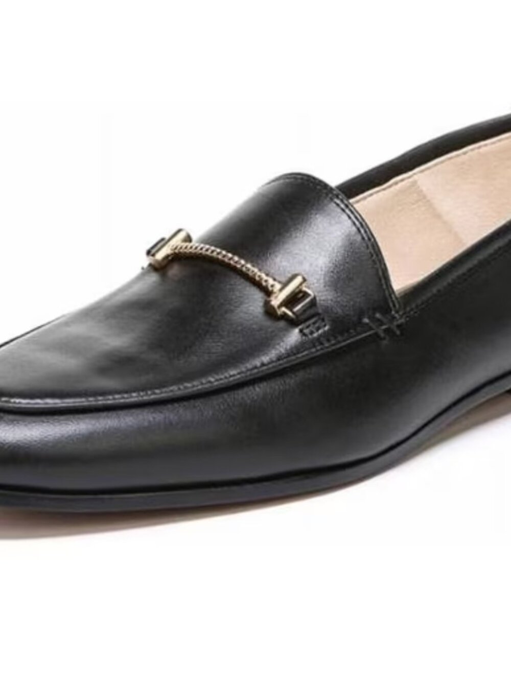 Sam Edelman- Lior Black Almond Toe Flats Loafers - Picture 2 of 6